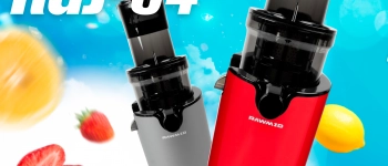 Ваши витамины в безопасности с компактной соковыжималкой RAWMID Greenery RGJ-04!